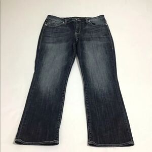Rock & Republic Crop Flare Leg Jeans Size 14